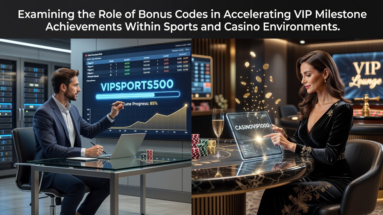 Bonus code interfaces displayed across sports betting and casino platform dashboards