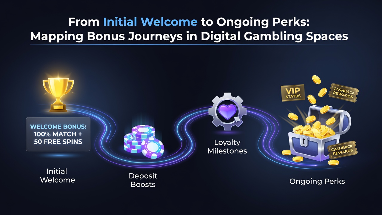 Flowchart illustrating reload bonuses converting into long-term VIP advantages on wagering sites